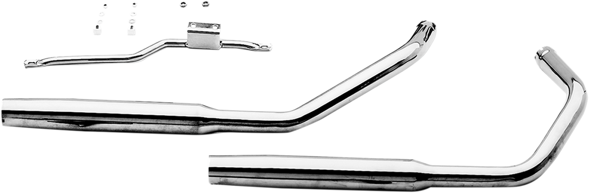 PAUGHCO Staggered Dual Exhaust System - Tapered - 38" 719TM