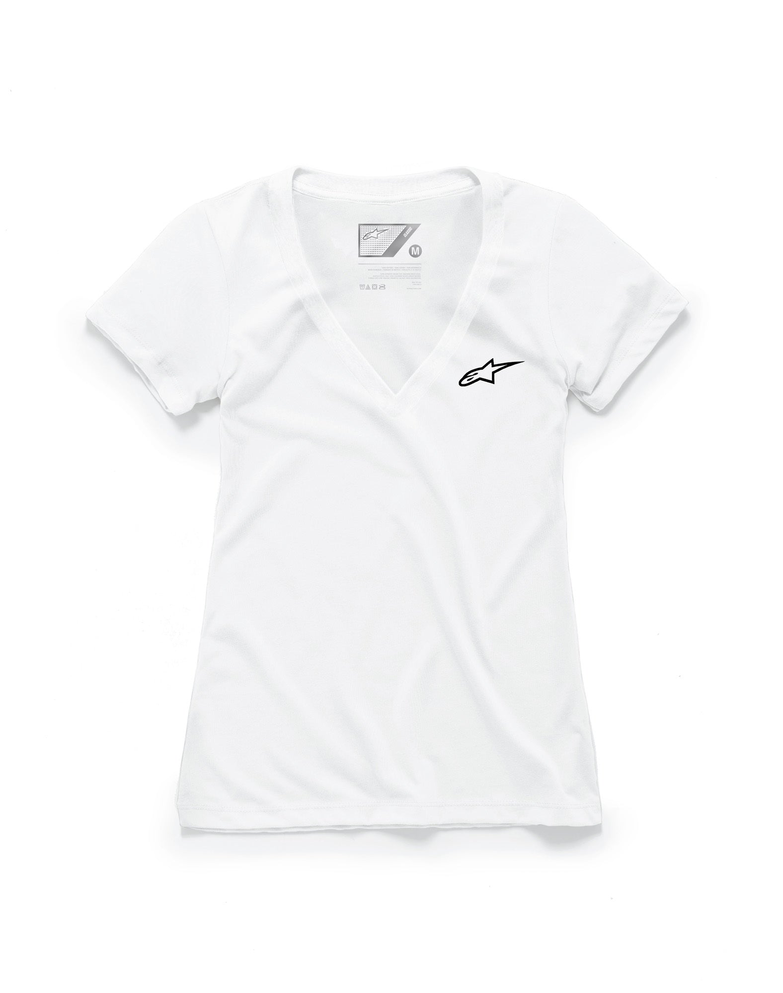 Women's Ageless V Neck Tee White Md