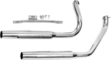 PAUGHCO 1-3/4" Dual Tapered Muffler Pipes - 38" Long 733TM