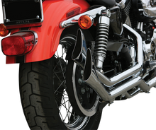 PAUGHCO Side by Side Upsweep Exhaust System - Chrome 719-3-SBS