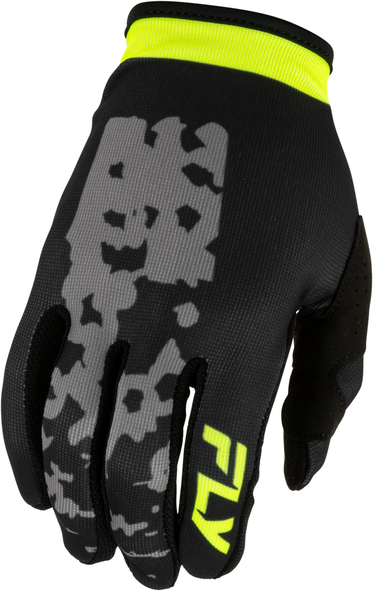 Youth Lite Flake Gloves Grey/Hi Vis/Black Yl
