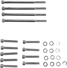 DRAG SPECIALTIES Bolt Kit - Primary Cover - Knurled - Black/Chrome - '07-'17 Softail/Dyna MK672BK