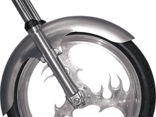 RWD V-TWIN Long Flared Front Fender - For 90/90-21 Wheel - 4.5" W x 37.5" L RWD-CW4.5L
