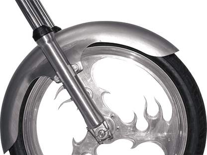 RWD V-TWIN Long Flared Front Fender - For 90/90-21 Wheel - 4.5" W x 37.5" L RWD-CW4.5L