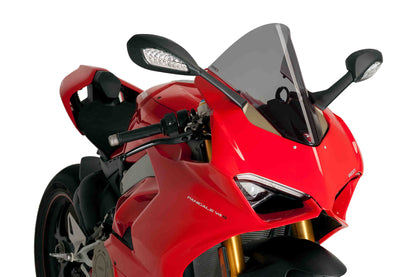 PUIG R-Racer Windscreen for Ducati Panigale V4 / S (18-19 ) and V2 (2020+)