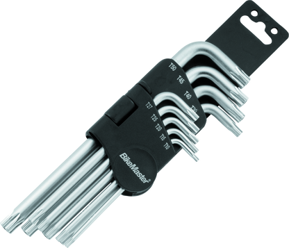 BikeMaster 9-pc Ball End Short Wrench Set - Torx
