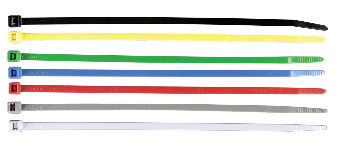 Assorted Cable Ties White 30/Pk