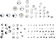 DRAG SPECIALTIES Bolt Cover Kit - Deluxe/Engine - Chrome - FXCW/FXCWC Rocker 352104