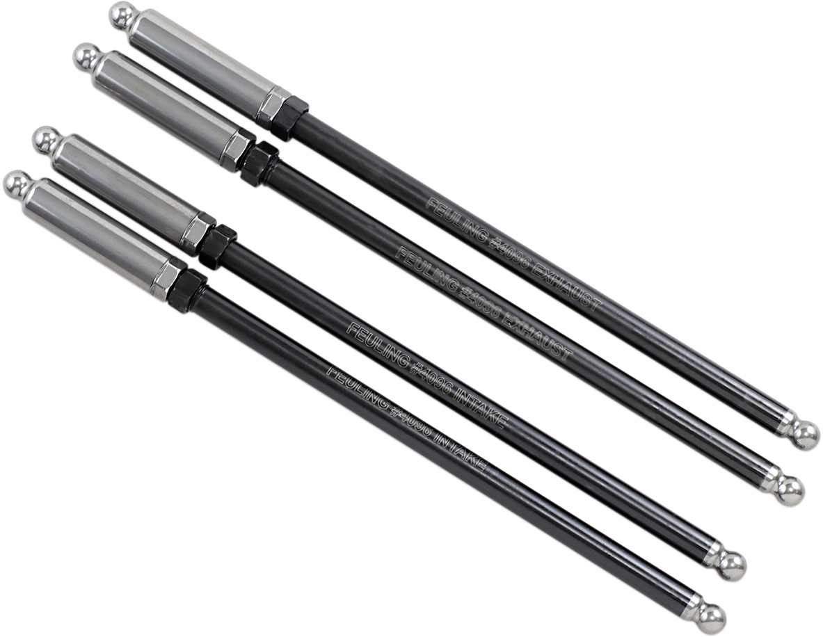 FEULING PARTS Quick Install Pushrods - Adjustable - Twin Cam 4096