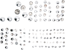 DRAG SPECIALTIES Bolt Cover Kit - Deluxe/Engine - Chrome - '09-'17 Softail 352108