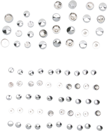 DRAG SPECIALTIES Bolt Cover Kit - Engine - Chrome - Twin Cam 352118