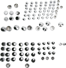DRAG SPECIALTIES Bolt Cover Kit - Standard/Engine - Chrome - '09-'10 Touring 352000