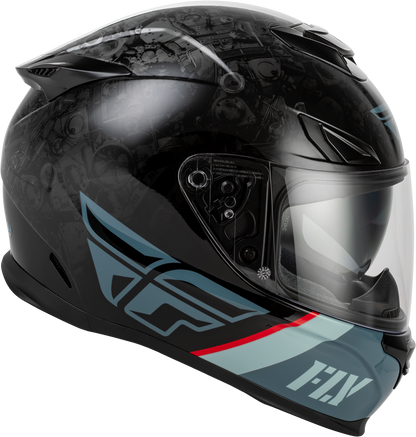 Sentinel Mech Helmet Black/Grey/Red Xs