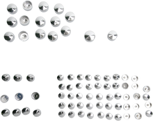 DRAG SPECIALTIES Bolt Cover Kit - Standard/Engine - Chrome - '07-'08 Touring 352002