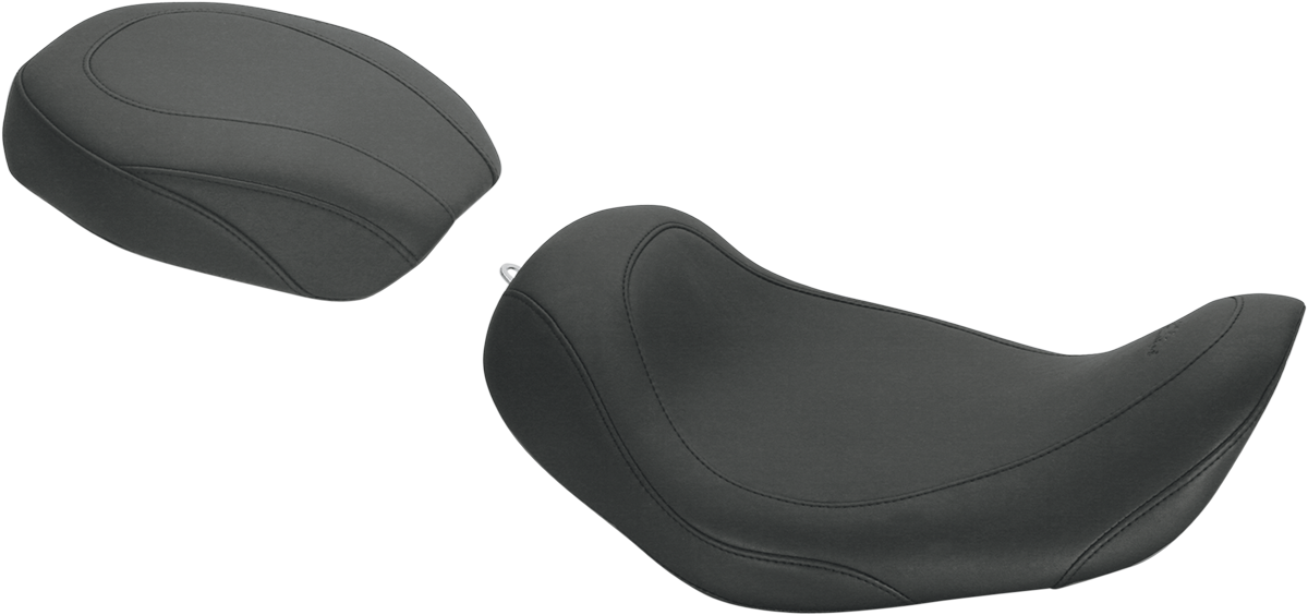 MUSTANG Seat - Wide Tripper™ Solo - without Backrest - Smooth - Black 76700
