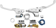 Performance Machine 9/16in Hand Control Set Hyd - Chrome