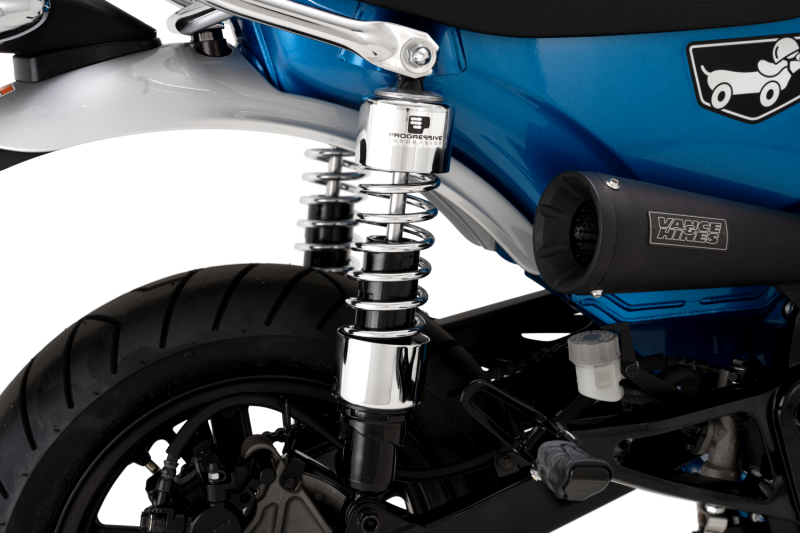 Progressive 2025 Honda DAX 125 412 Series Shocks 13.5in - Chrome