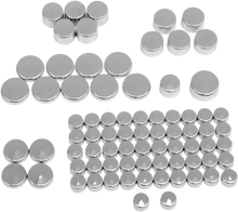 DRAG SPECIALTIES Bolt Cover Kit - Standard/Engine - Chrome - '04-'21 Sportster 352015