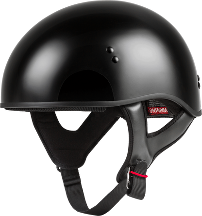 Hh 45 Half Helmet Naked Black 2x