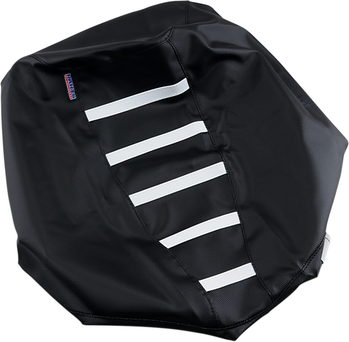 PARTS UNLIMITED Ribbed Seat Cover - Black/White - Arctic Cat CAT-102-337