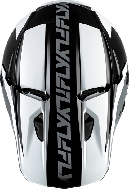 Kinetic Crest Helmet Black/White/Grey Xl