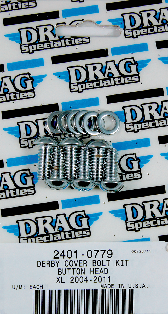 DRAG SPECIALTIES Bolt Kit - Derby Cover - Smooth/Button-Head/Torx - Sportster MK686
