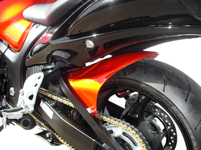 HOT BODIES Rear Fender - White - Hayabusa 60802-1207