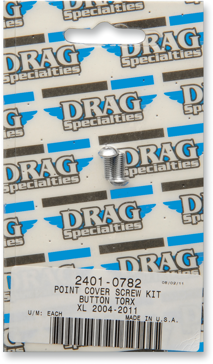 DRAG SPECIALTIES Bolt Kit - Point Cover - Button-Head - Sportster MK689