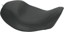MUSTANG Forward Wide Tripper Solo Seat - Plain - Black - Dyna '06-'17 76707
