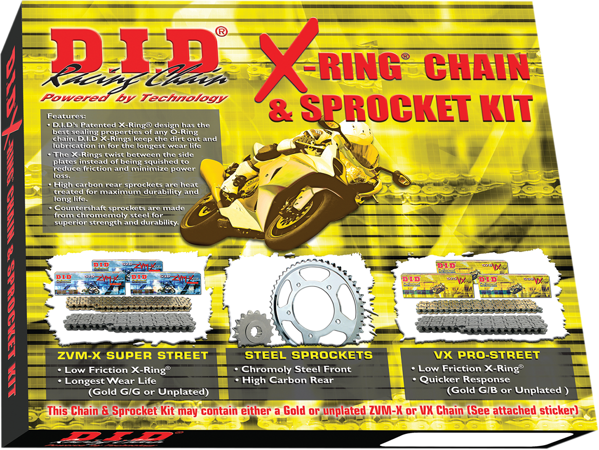 DID Chain Kit - Suzuki - GSX/GSF 1250 07-'16 DKS-018G