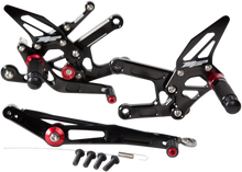 MGP MGP Rearset - Black - Yamaha 80801-2500