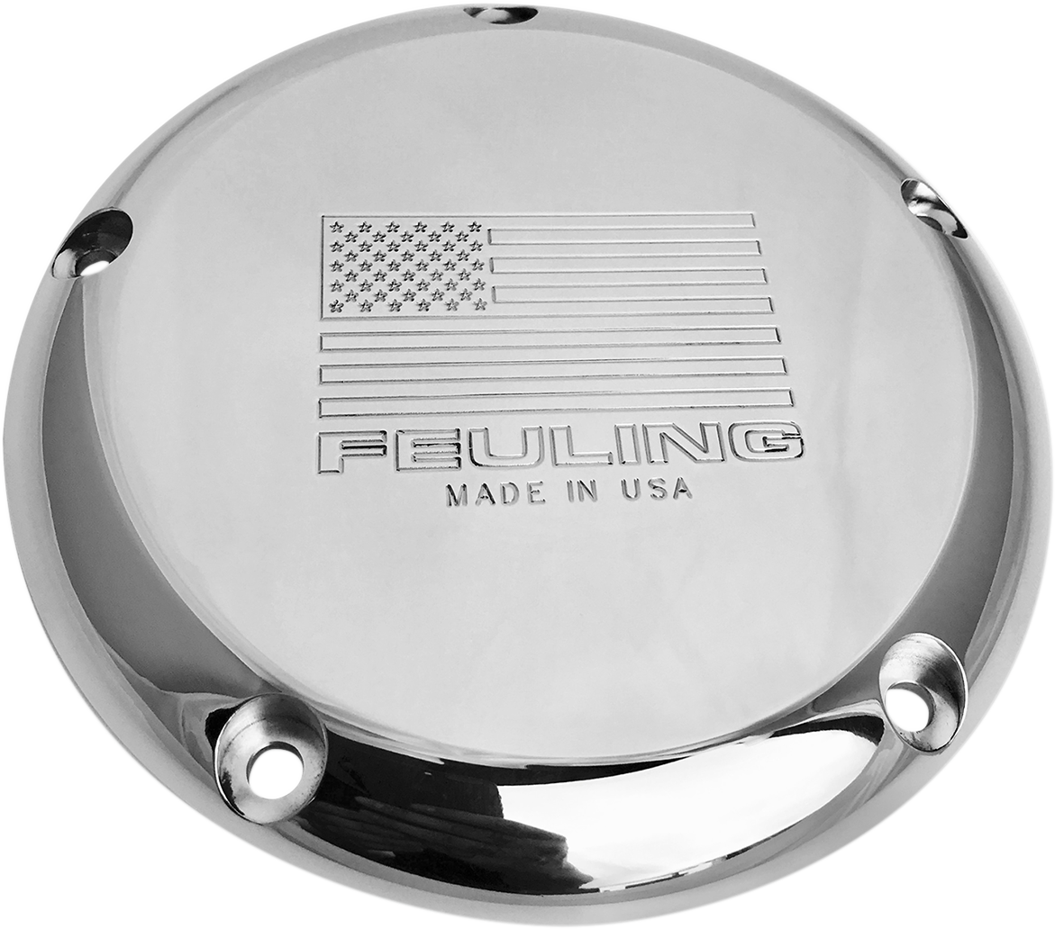 FEULING PARTS American Derby Cover - Polished - Twin Cam 9151