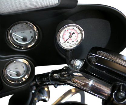 FEULING PARTS Remote Oil Pressure Gauge/Line Kit - Black 9019
