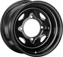 Sedona Steel 12x7 4/137 4+3 Blk Front
