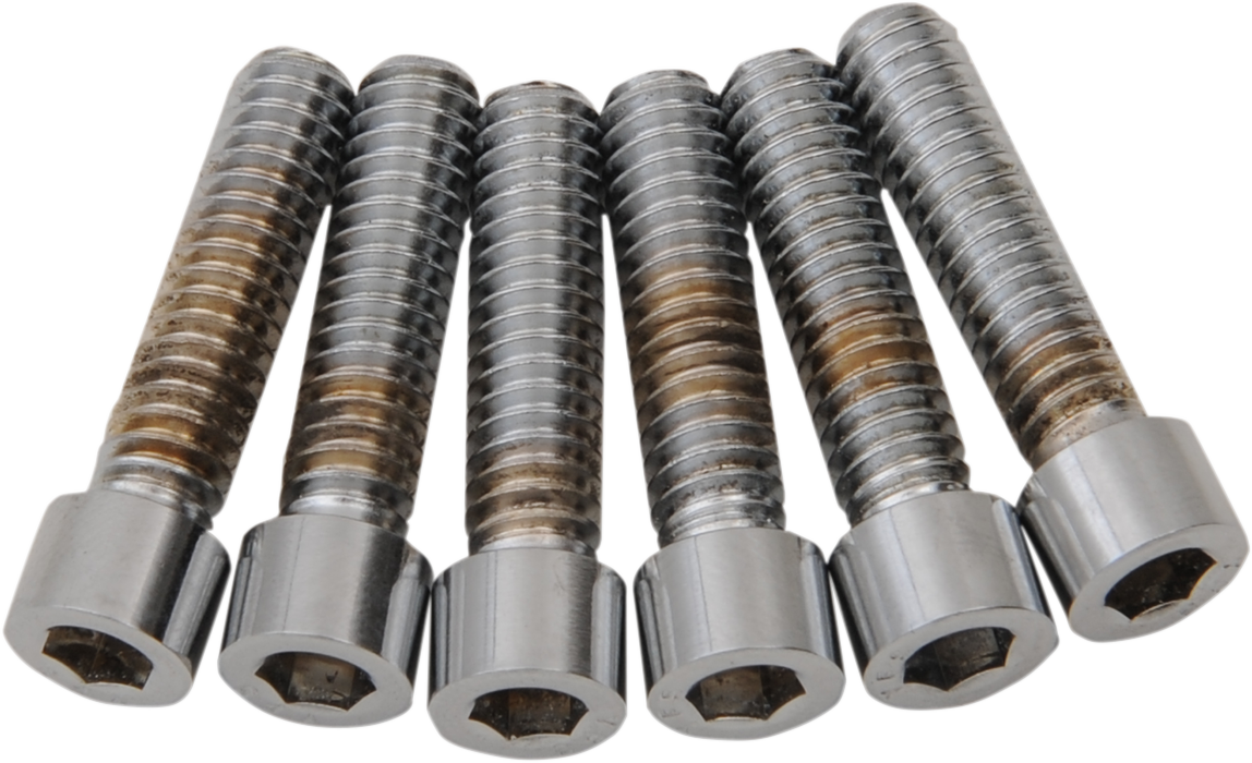 DRAG SPECIALTIES Bolt Kit - Transmission Top Cover - Smooth/Socket-Head - Chrome - M8 MK786S