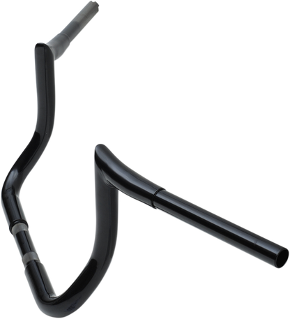 LA CHOPPERS 1-1/4" Prime Ape Bagger Handlebar - 10" - Black LA-7352-10B
