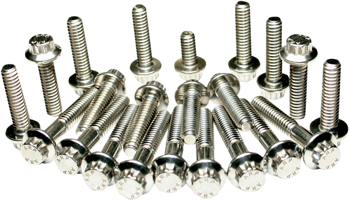 FEULING PARTS Fastener Kit - Cam Cover/Lifter Block - 12-Point/Dress-Up - Twin Cam 3035