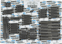 DRAG SPECIALTIES Bolt Kit - Engine - Smooth/Socket-Head - Black/Chrome - M8 MK775SBK