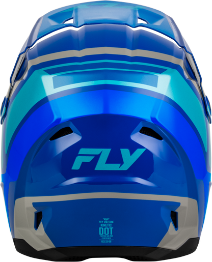 Youth Kinetic Scrap Helmet Blue/Light Blue/Grey Ys