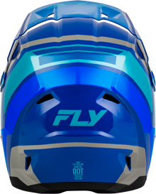 Youth Kinetic Scrap Helmet Blue/Light Blue/Grey Ym