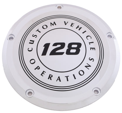 7   M8 Flt/Flh Derby Cover 128 Cvo Chrome