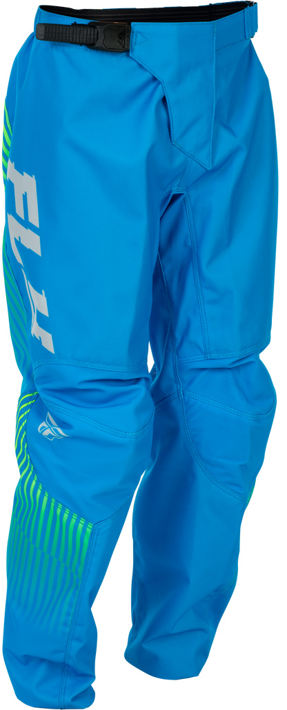 Youth F 16 Pants Blue/Hi Vis Sz 22