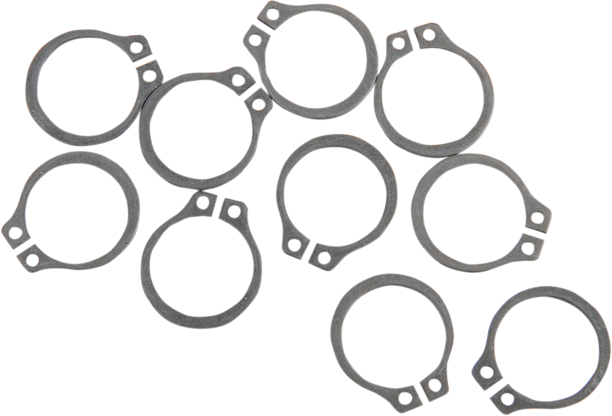 EASTERN MOTORCYCLE PARTS Retaining Rings - Shifter Cam - 10 Pack A-34040-52