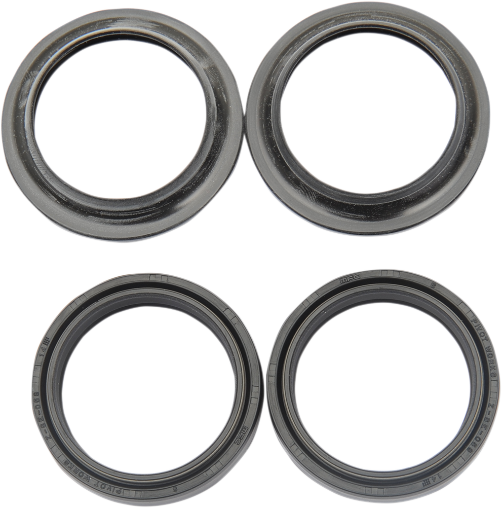 PIVOT WORKS Fork Seal Kit - 42 mm ID x 54/59.50 mm OD PWFSK-Z032