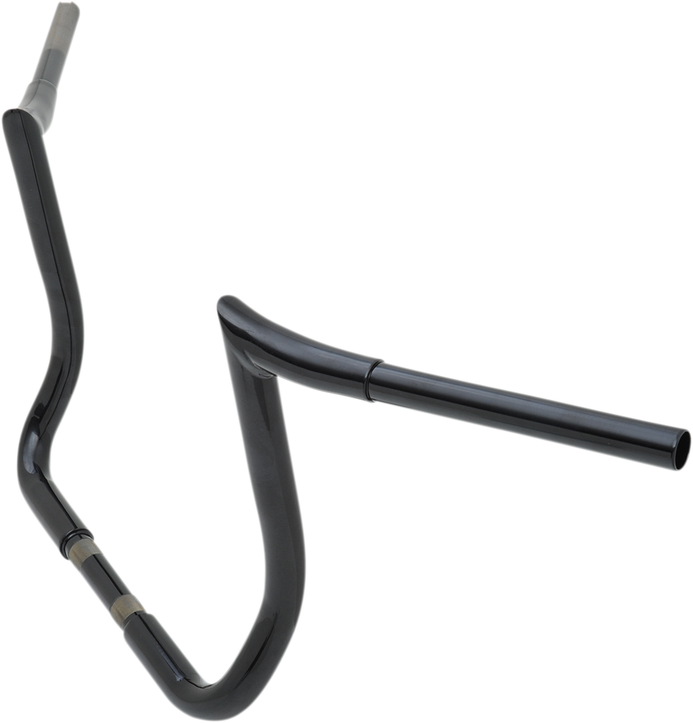 LA CHOPPERS 1-1/4" Prime Ape Bagger Handlebar - 13" - Black LA-7352-13B