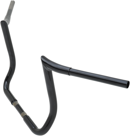 LA CHOPPERS 1-1/4" Prime Ape Bagger Handlebar - 13" - Black LA-7352-13B