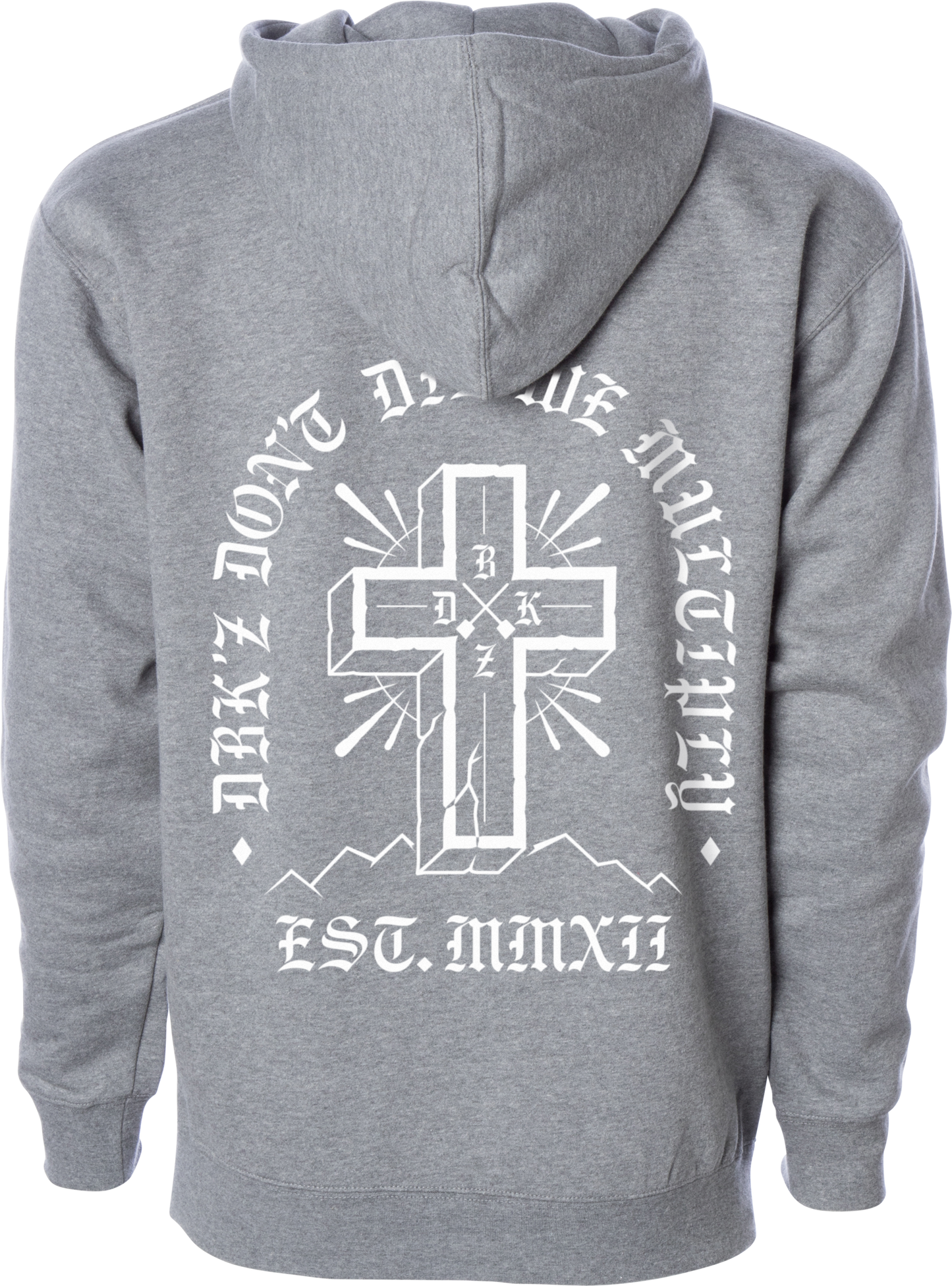 Multiply Zip Hoodie Gunmetal Heather 2x