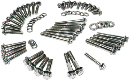 FEULING PARTS Fastener Kit - External Primary/Transmission - 12-Point/Dress-Up - Softail 3058