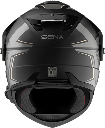 Outlander  Smart Ds Helmet Matte Black Lg