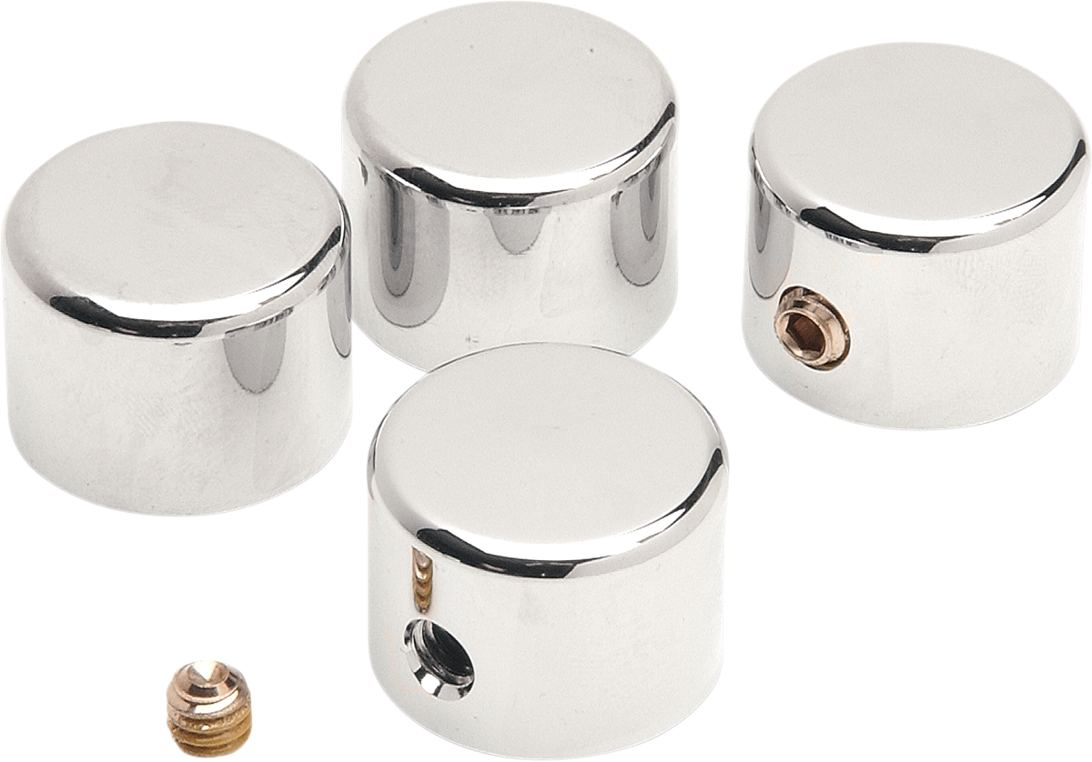 DRAG SPECIALTIES Head Bolt Covers - Chrome - 4 Pack MK519